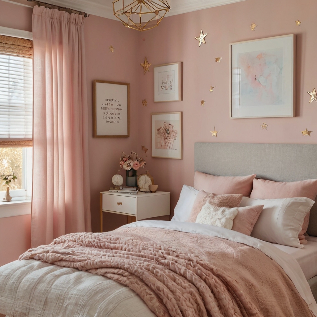 a Soft Transitional Decor in a Little Girl’s Room