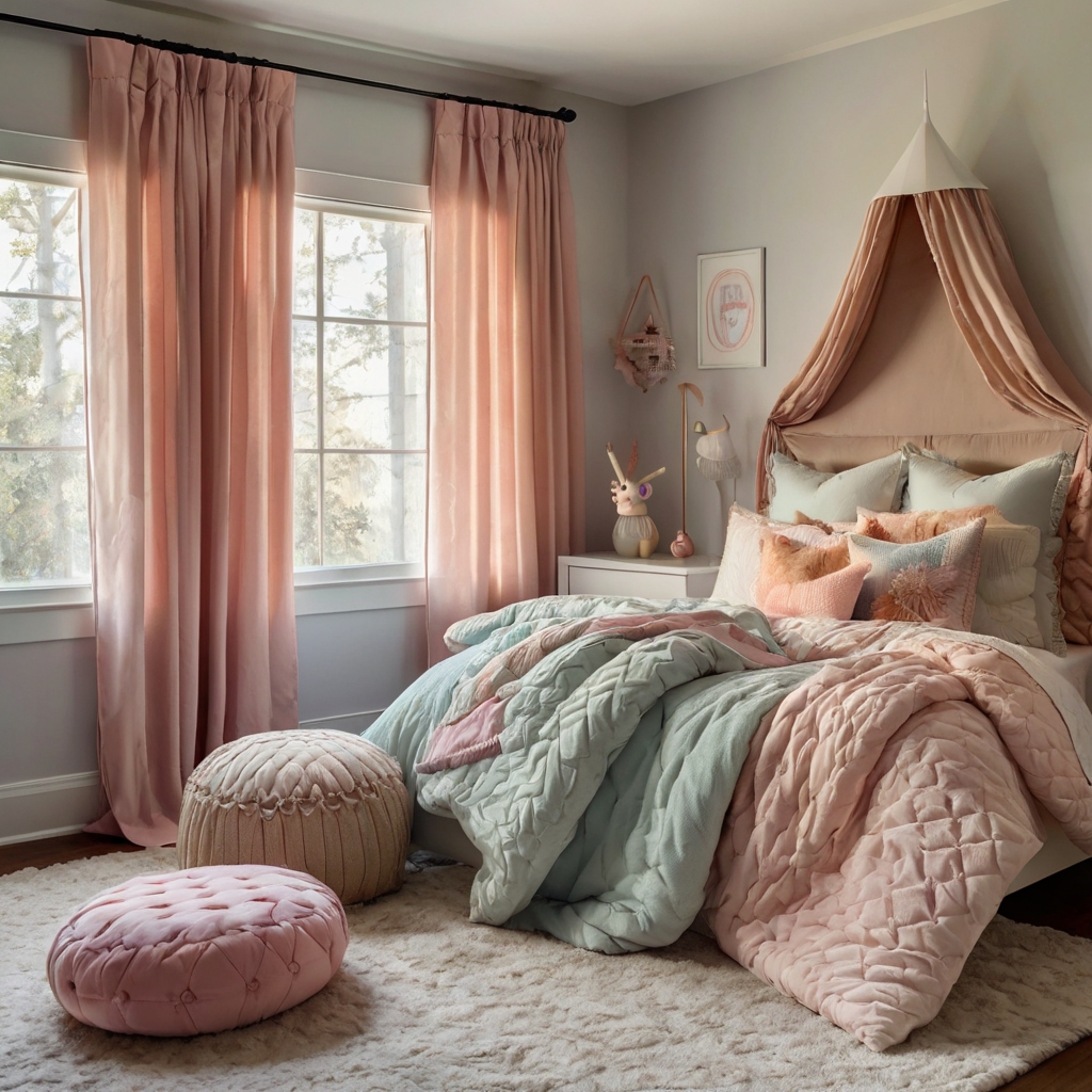 Soft Transitional Decor in a Little Girl’s Room