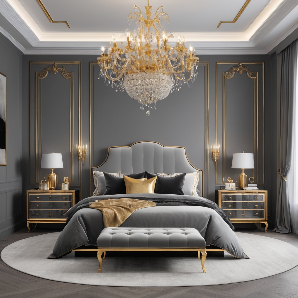 luxury grey bedroom ideas