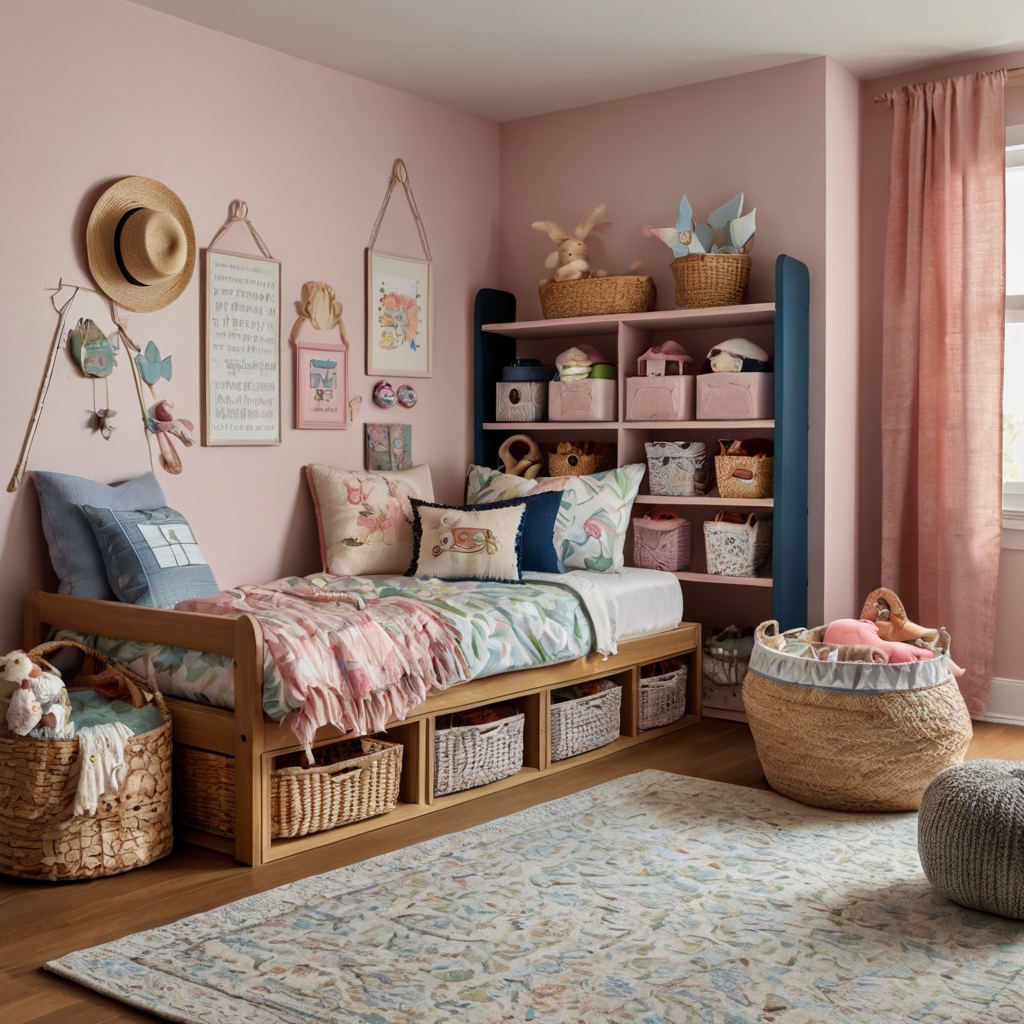 Soft Transitional Decor in a Little Girl’s Room